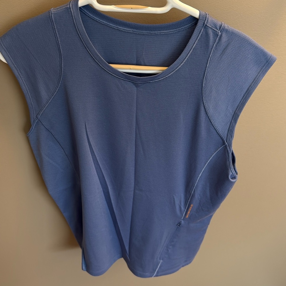 Lululemon Cap Sleeve Hiking Top - Water Drop - Sz 10